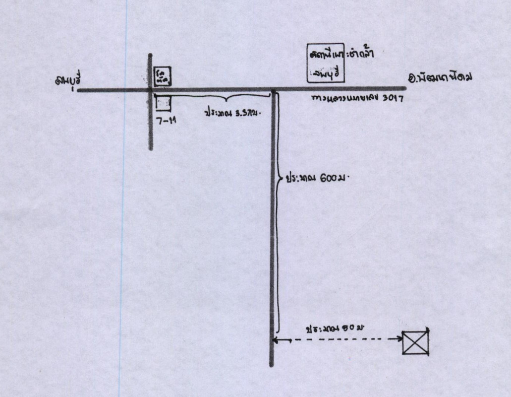 Residential land/lot Loburi Mueang Lop Buri Nikhom Sang Ton-Eng 60000