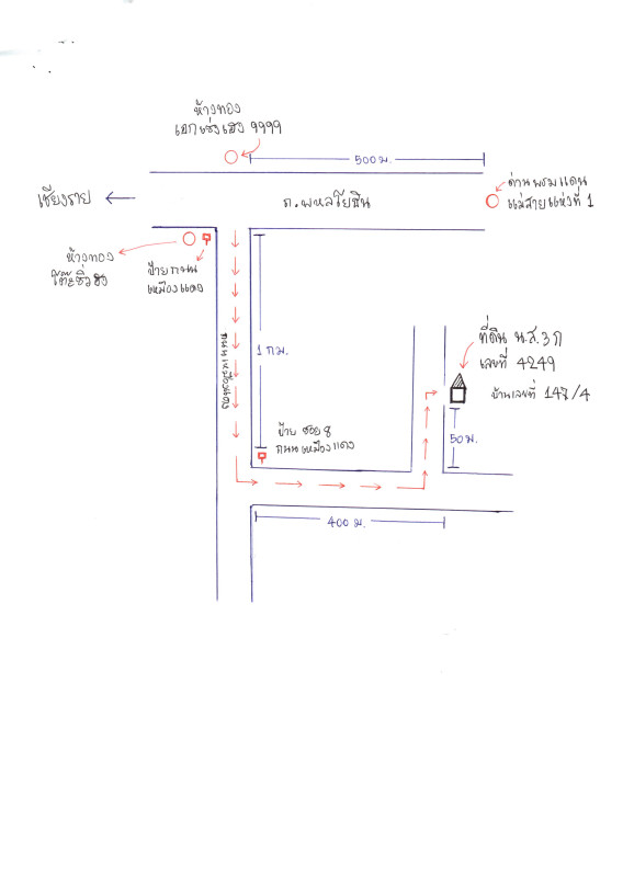 ทาวน์เฮ้าส์ เชียงราย แม่สาย แม่สาย 817720