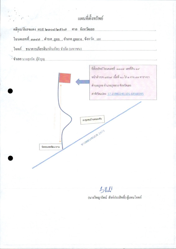 Residential land/lot Loei Phu Luang Phu Ho 571870