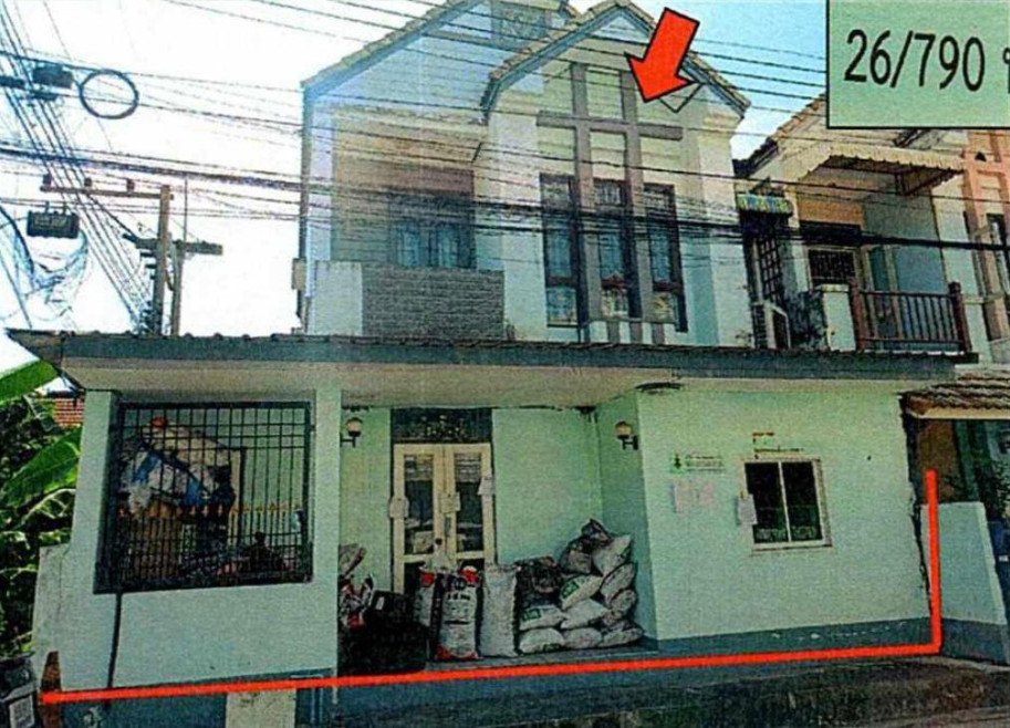 ทาวน์เฮ้าส์ วรางกูลคลอง 3 ปทุมธานี ลำลูกกา ลาดสวาย 2300000