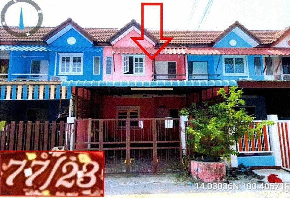 ทาวน์เฮ้าส์ เฟื่องฟ้านคร 5 ปทุมธานี ลาดหลุมแก้ว ระแหง 1250000