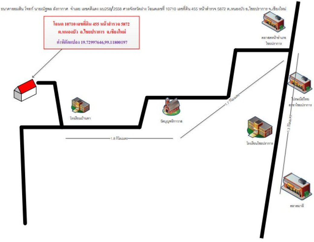 บ้านเดี่ยว เชียงใหม่ ไชยปราการ หนองบัว 985815