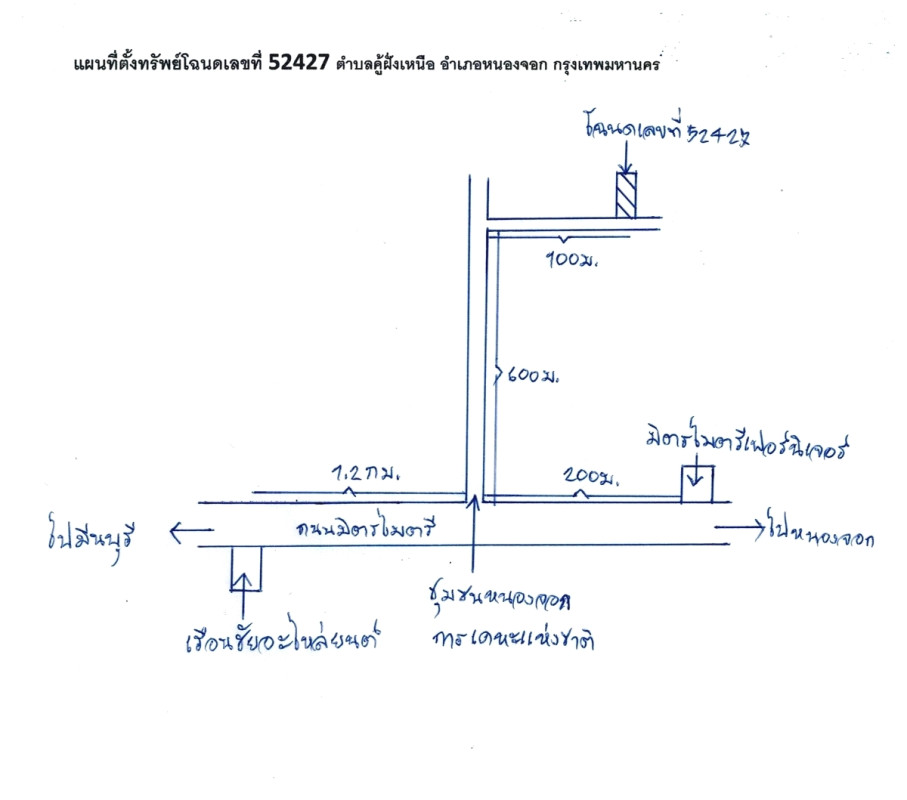 ที่ดินเปล่า กรุงเทพมหานคร หนองจอก คู้ฝั่งเหนือ 231400