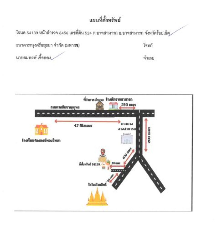 Residential land/lot Roi Et At Samat At Samat 2505
