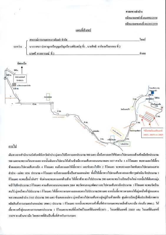 ที่ดินเปล่า ลำปาง แม่ทะ หัวเสือ 123900