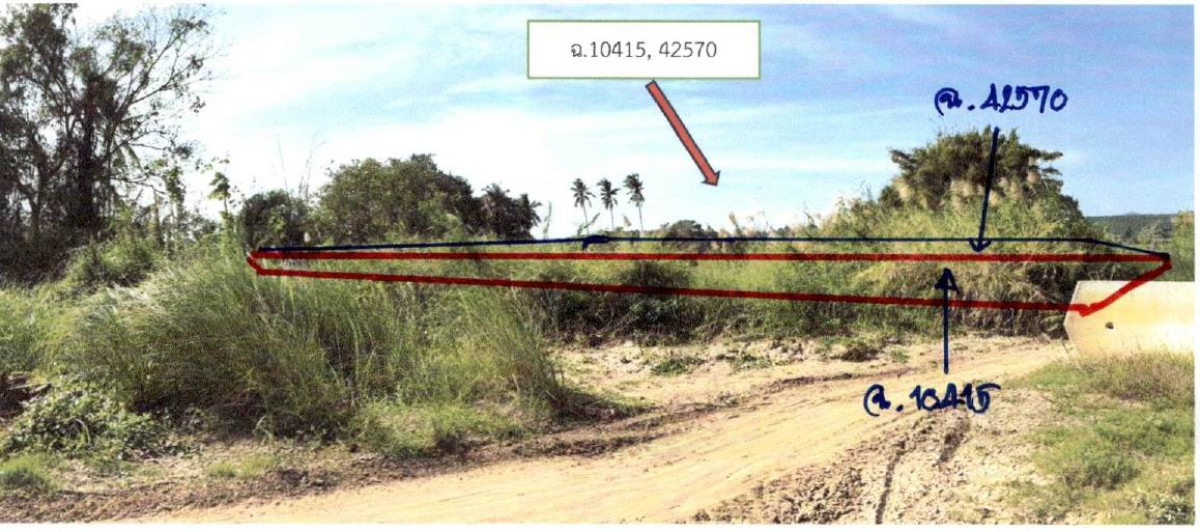 Residential land/lot Chiang Mai Mae Taeng Inthakhin 384300