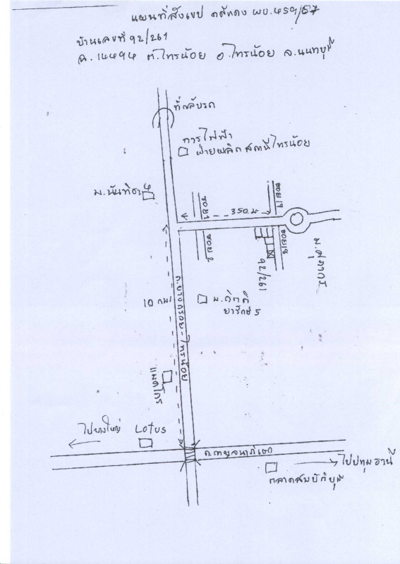 ทาวน์เฮ้าส์ นนทบุรี ไทรน้อย ไทรน้อย 800800