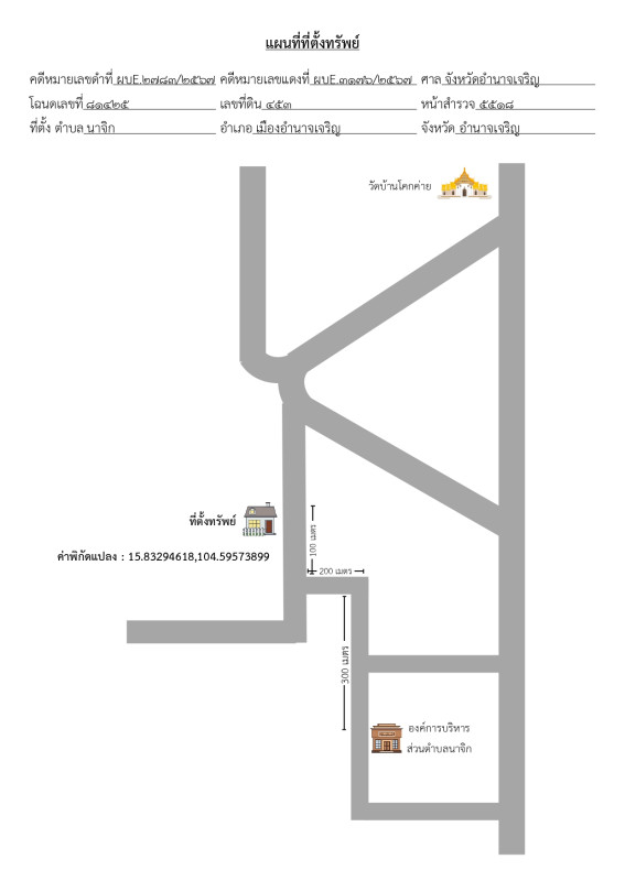 บ้านเดี่ยว อำนาจเจริญ เมืองอำนาจเจริญ นาจิก 906830