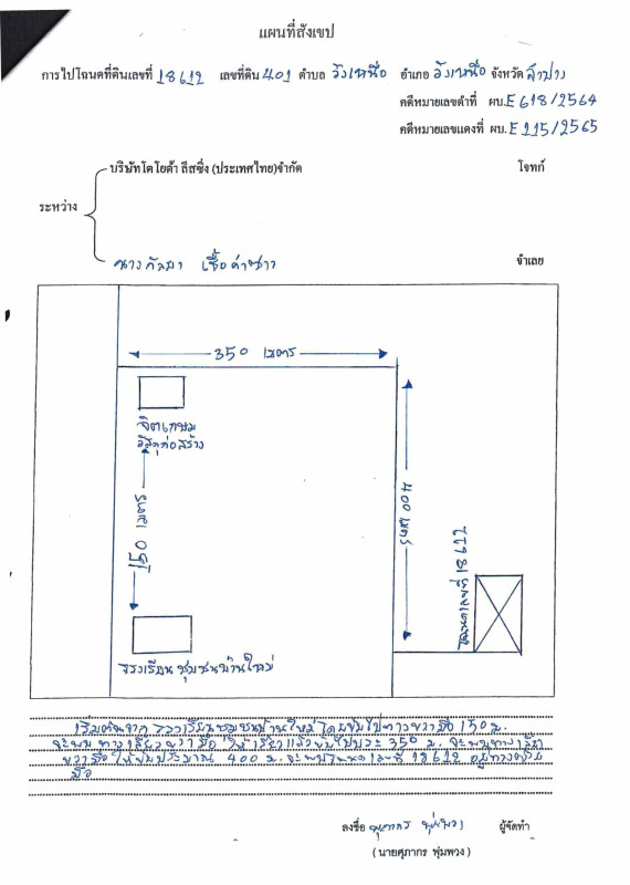 Residential land/lot Lampang Wang Nuea Wang Nuea 150300