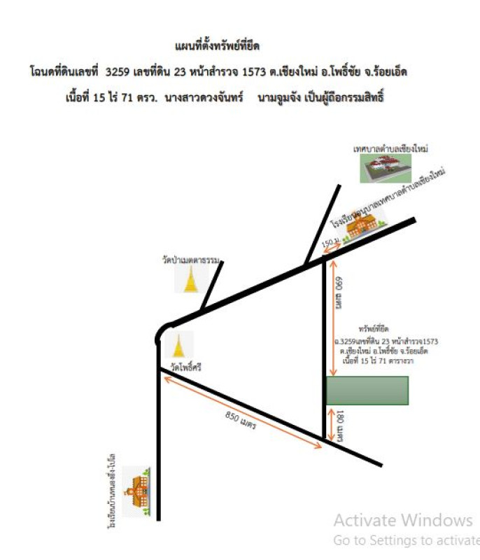 Residential land/lot Roi Et Pho Chai Chiang Mai 1699880