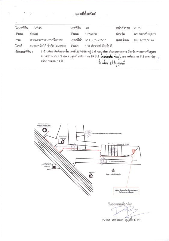 Townhouse Phra Nakhon Si Ayutthaya Nakhon Luang Bo Phong 617000