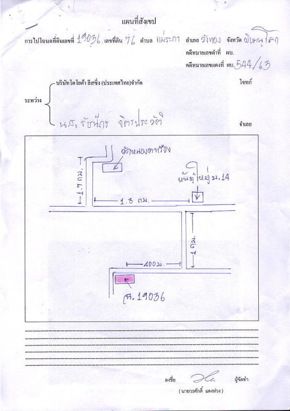 Single house Phitsanulok Wang Thong Mae Raka 1291945