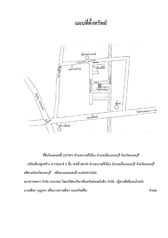 ทาวน์เฮ้าส์ นนทบุรี เมืองนนทบุรี บางศรีเมือง 2632290