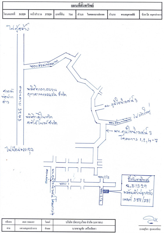 Townhouse Samut Prakan Phra Samut Chedi Nai Khlong Bang Pla Kot 951018