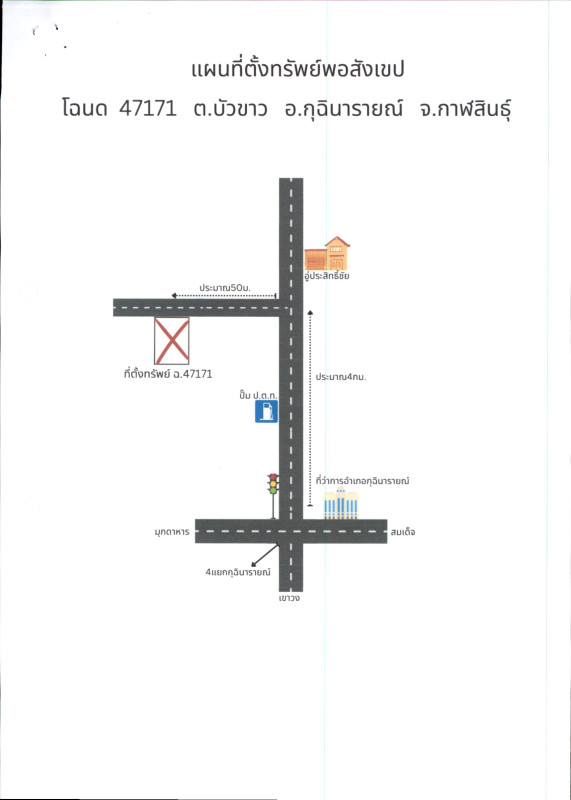 Single house Kalasin Kuchinarai Bua Khao 701000