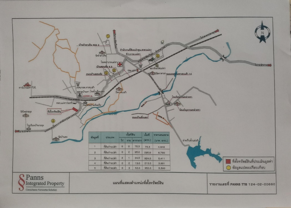 Single house Lamphun Mae Tha Tha Sopsao 1107388