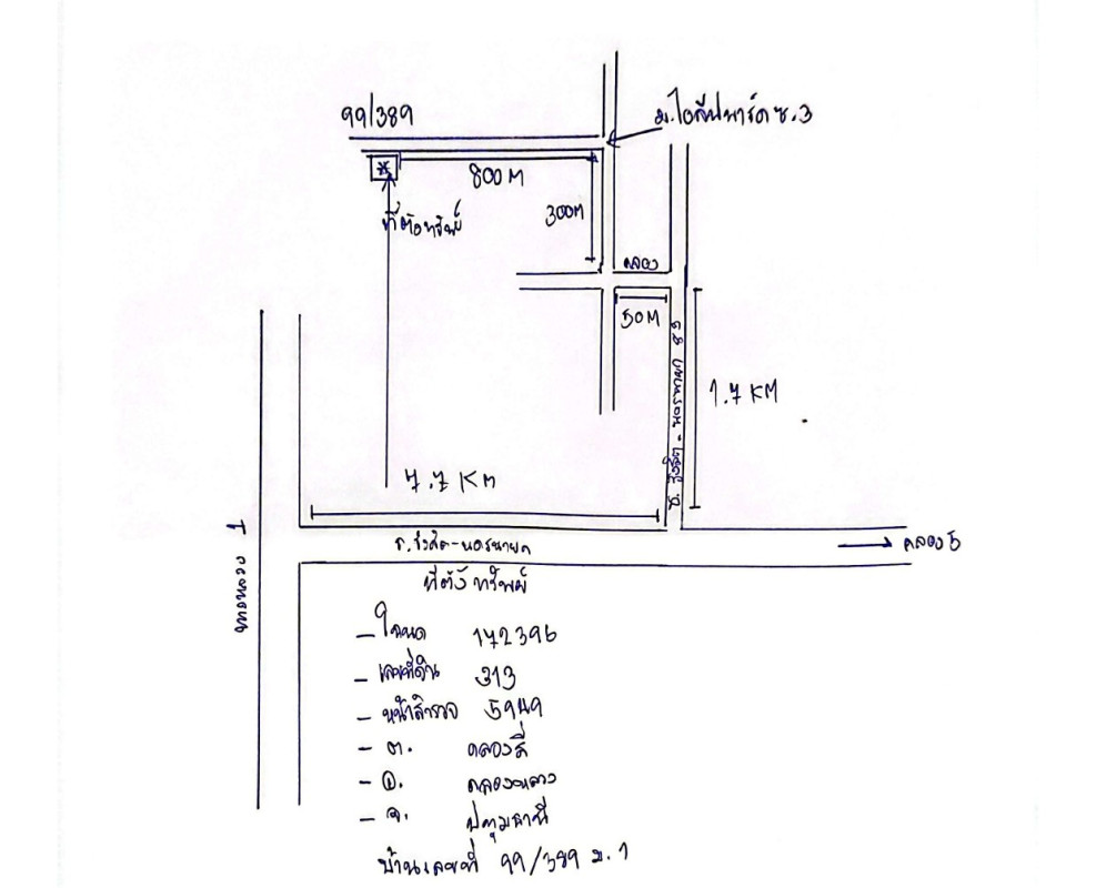 Townhouse Pathum Thani Khlong Luang Khlong Si 1677064