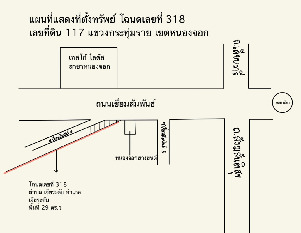 Residential land/lot Bangkok Nong Chok Krathum Rai 79750