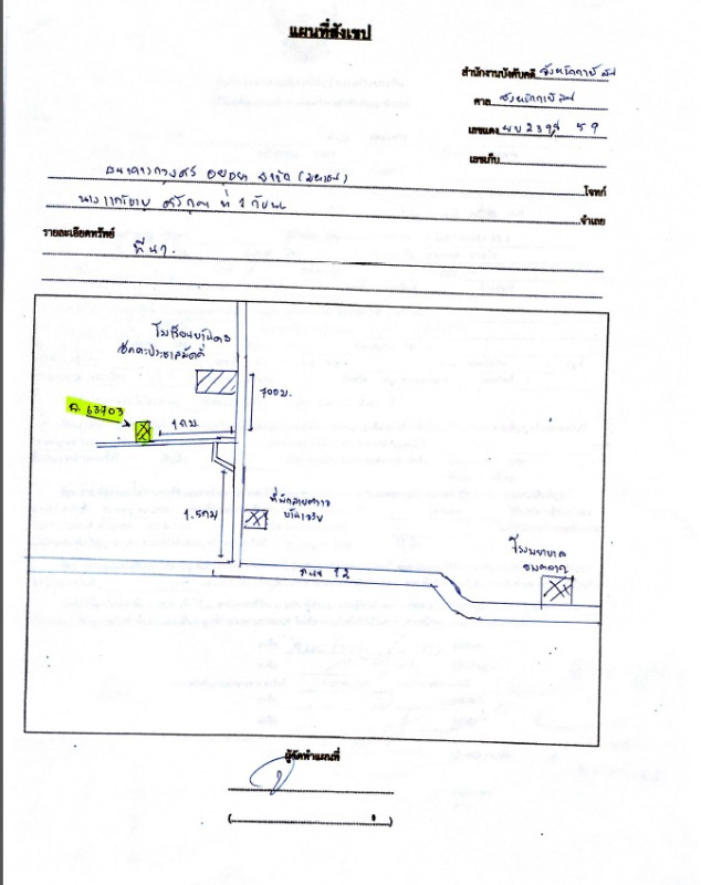 Residential land/lot Kalasin Yang Talat Khlong Kham 193000