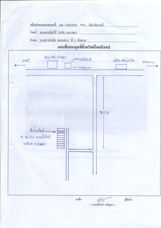 Townhouse Songkhla Sadao Khao Mikiat 331000