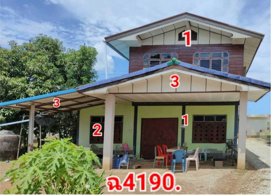 บ้านเดี่ยว หนองบัวลำภู นากลาง ฝั่งแดง 884280