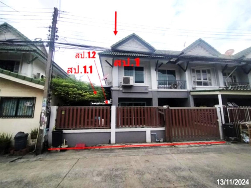 Townhouse Pathum Thani Khlong Luang Khlong Sam 2120000
