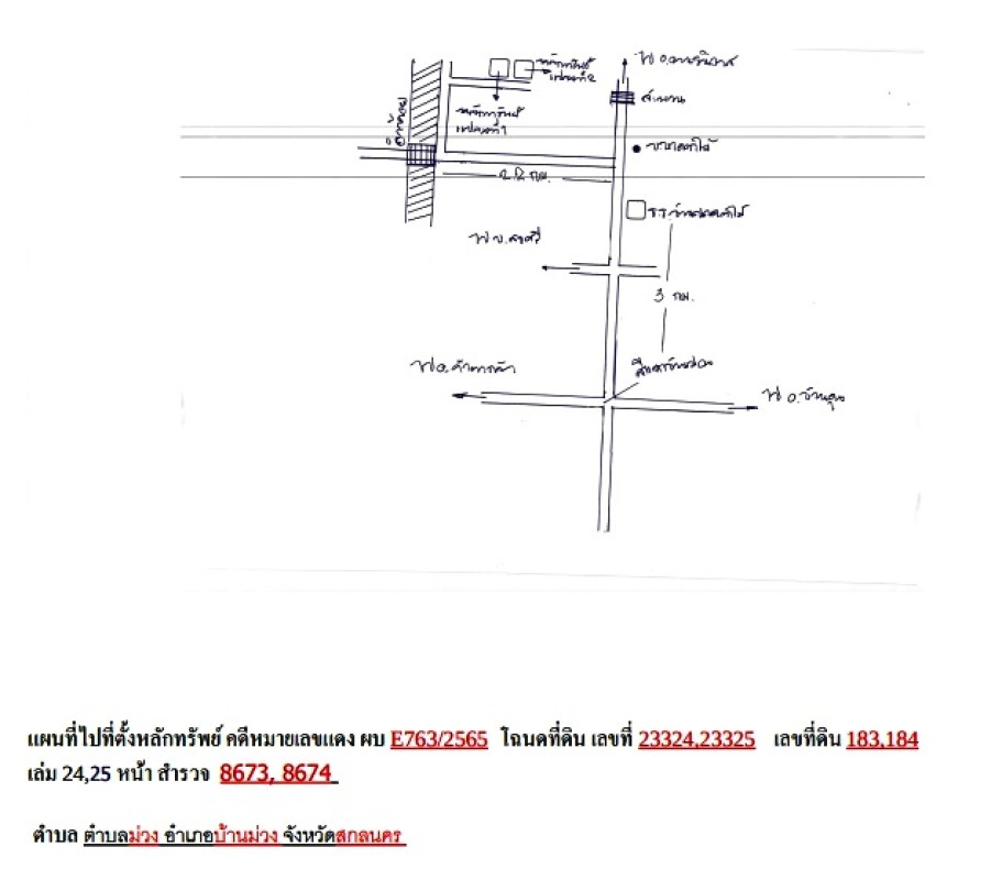 ที่ดินเปล่า สกลนคร บ้านม่วง ม่วง 180450