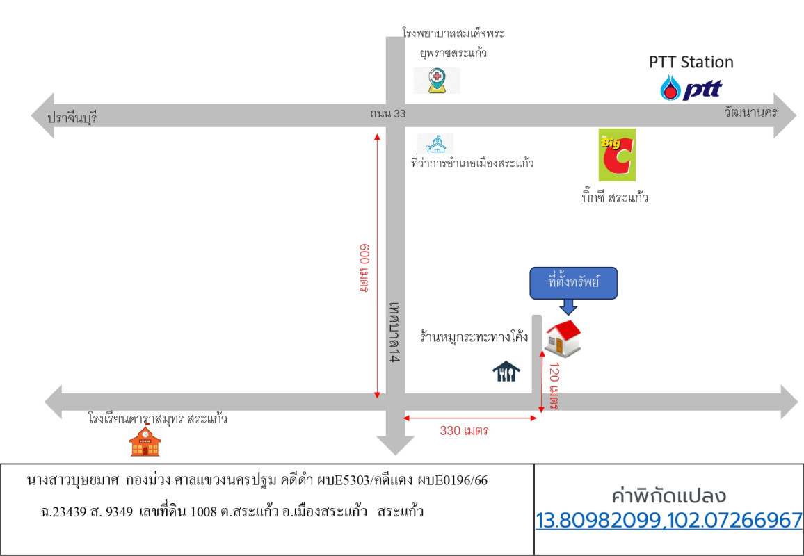 ทาวน์เฮ้าส์ สระแก้ว เมืองสระแก้ว สระแก้ว 642668