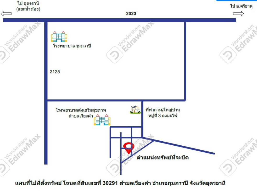 บ้านเดี่ยว อุดรธานี กุมภวาปี เวียงคำ 611420