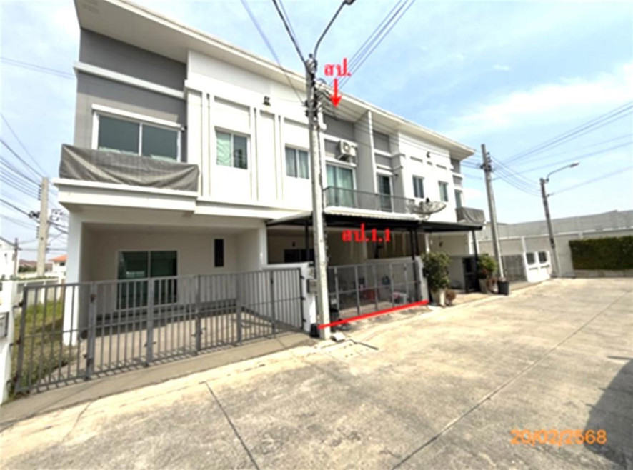 ทาวน์เฮ้าส์ นนท์ณิชา บางใหญ่ 2 นนทบุรี บางใหญ่ บางแม่นาง 2650000