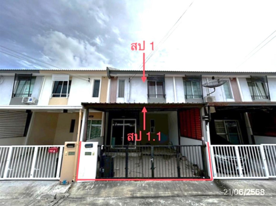 ทาวน์เฮ้าส์ บ้านพฤกษา 114/2 เทพารักษ์-เมืองใหม่ฯ สมุทรปราการ บางบ่อ บางเพรียง 1835000