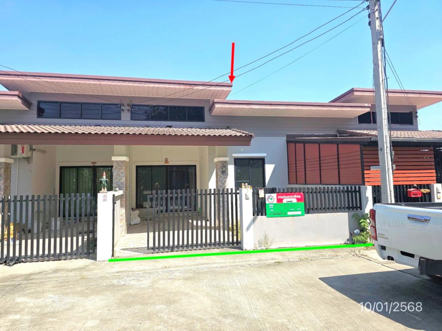 ทาวน์เฮ้าส์ บ้านสุขใจ สุขสบาย 5 ระยอง ปลวกแดง มาบยางพร 1650000