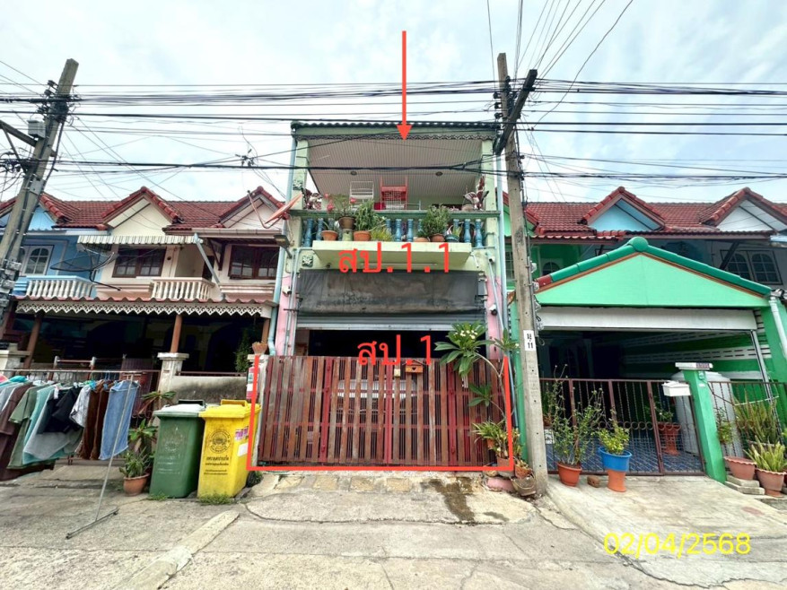 ทาวน์เฮ้าส์ รังสิยา 1 นนทบุรี ปากเกร็ด บางพูด 1900000