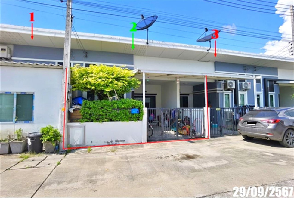 ทาวน์เฮ้าส์ ประภัสสรวิลล์ ชลบุรี พานทอง หนองตำลึง 1550000