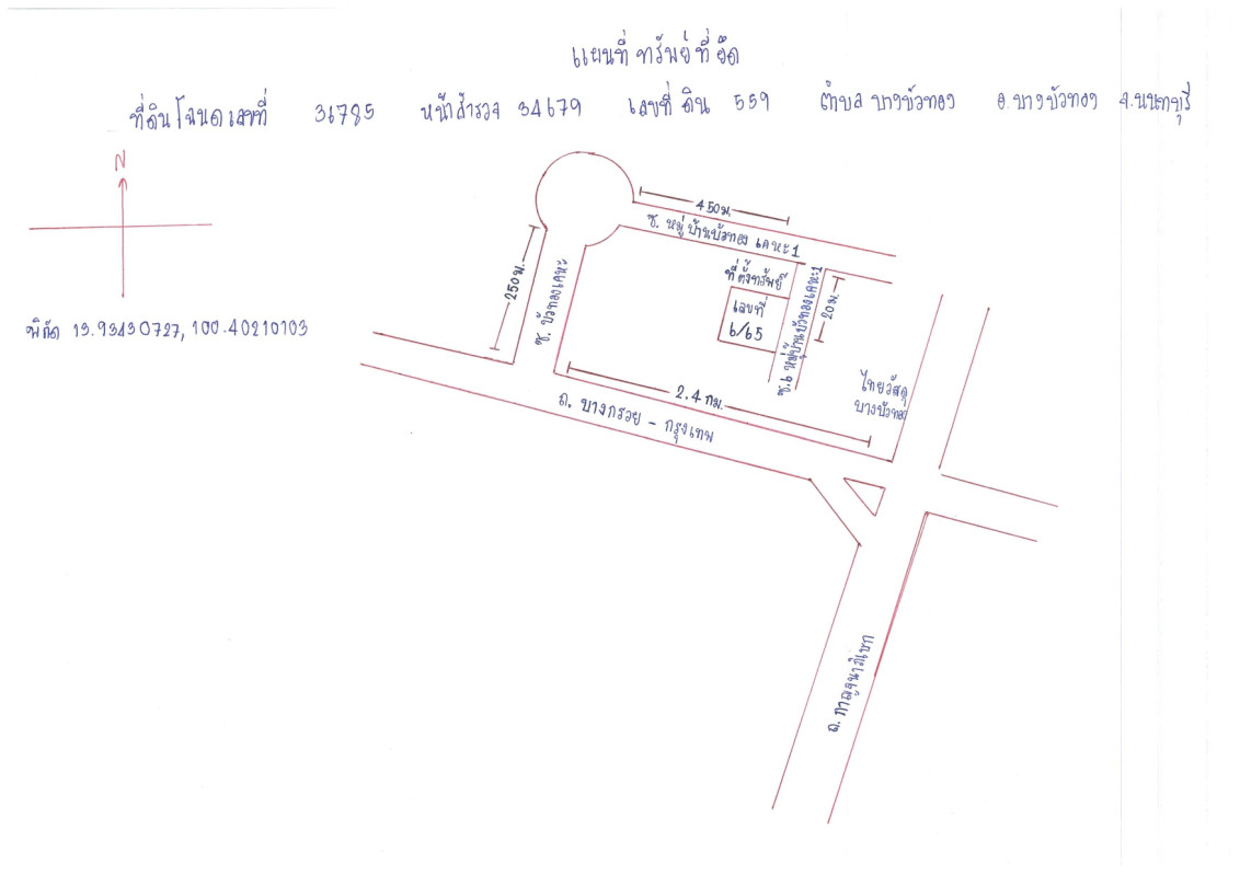 ทาวน์เฮ้าส์ นนทบุรี บางบัวทอง บางบัวทอง 613200