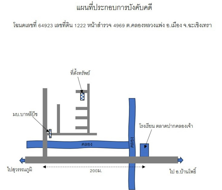 ทาวน์เฮ้าส์ ฉะเชิงเทรา เมืองฉะเชิงเทรา คลองหลวงแพ่ง 2210260