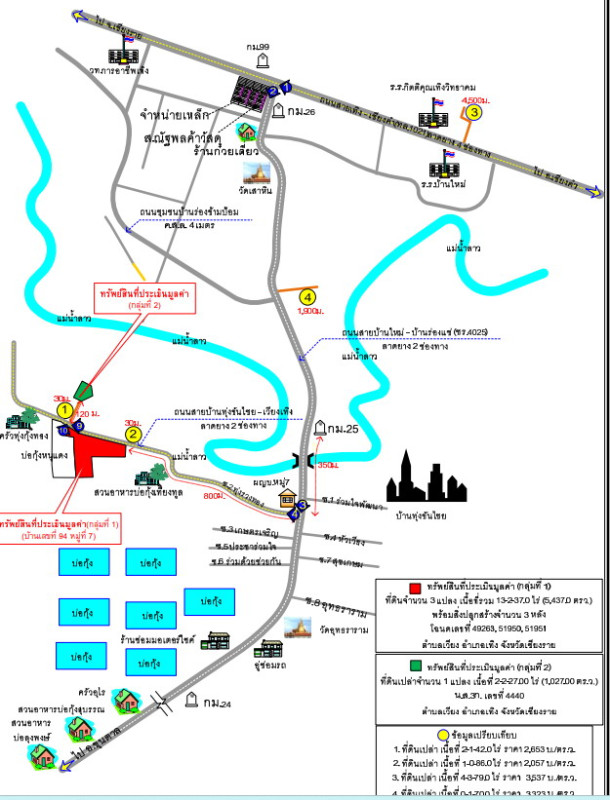 ที่ดินเปล่า เชียงราย เทิง เวียง 435448