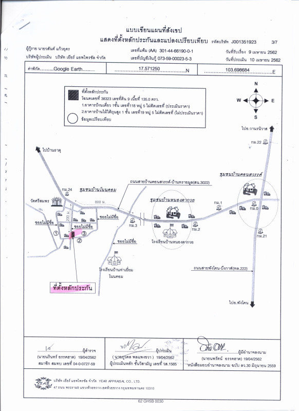 บ้านเดี่ยว สกลนคร วานรนิวาส ธาตุ 1543650