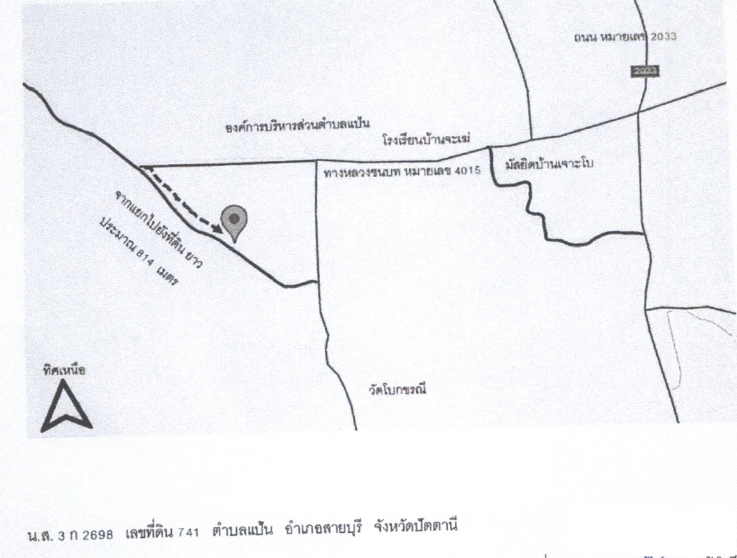 ที่ดินเปล่า ปัตตานี สายบุรี แป้น 21350