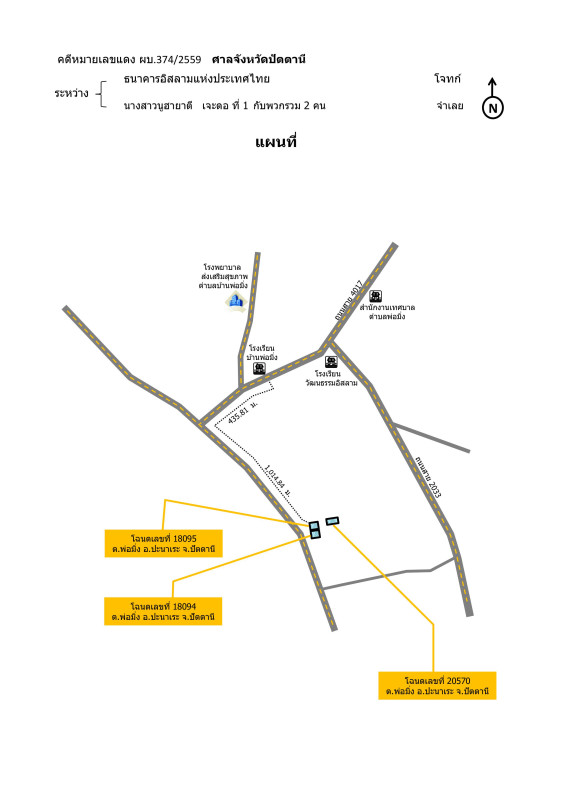 Residential land/lot Pattani Panare Pho Ming 5962