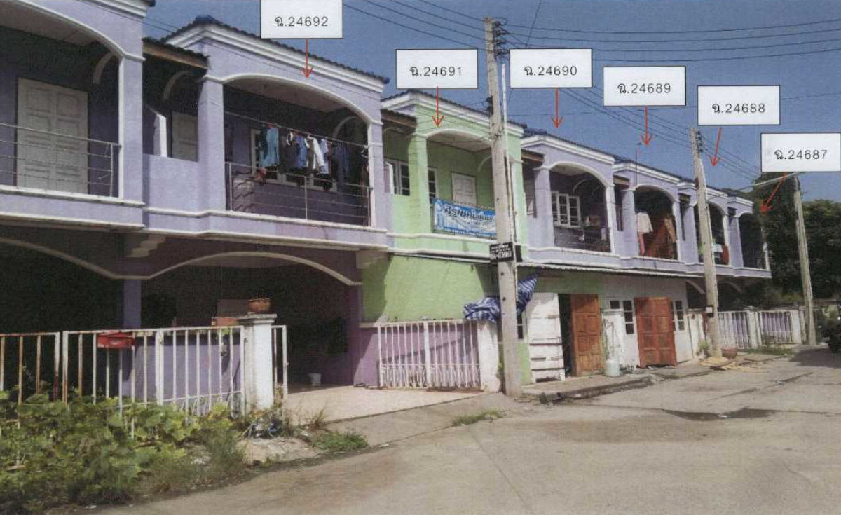ทาวน์เฮ้าส์ ฉะเชิงเทรา บ้านโพธิ์ แสนภูดาษ 1296000