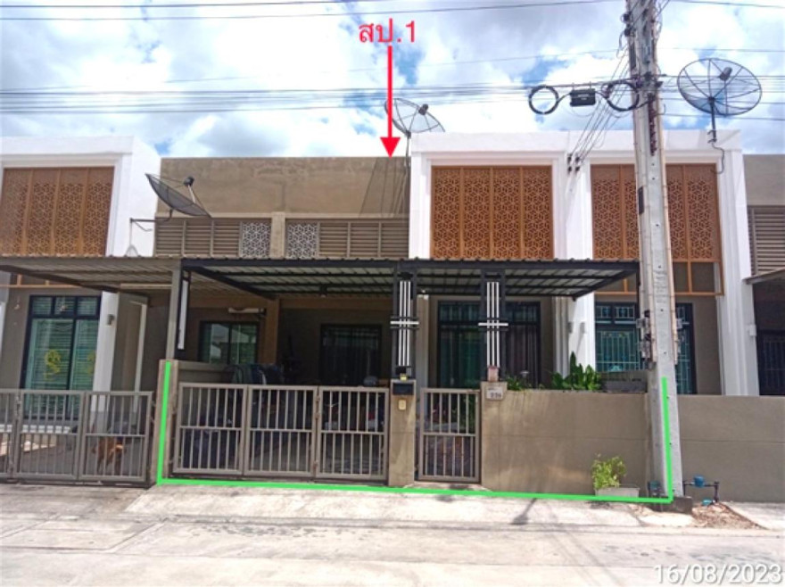 Townhouse Rayong Pluak Daeng Ta Sit 1720000