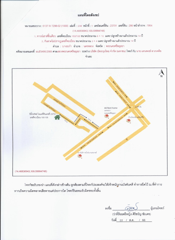 Townhouse Phra Nakhon Si Ayutthaya Nakhon Luang Bang Rakam 532980