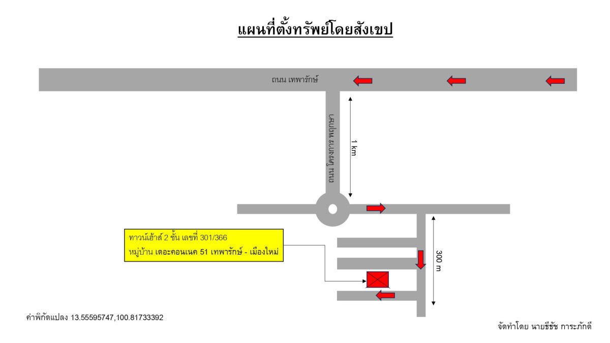 Townhouse Samut Prakan Bang Bo Bang Phriang 1232828