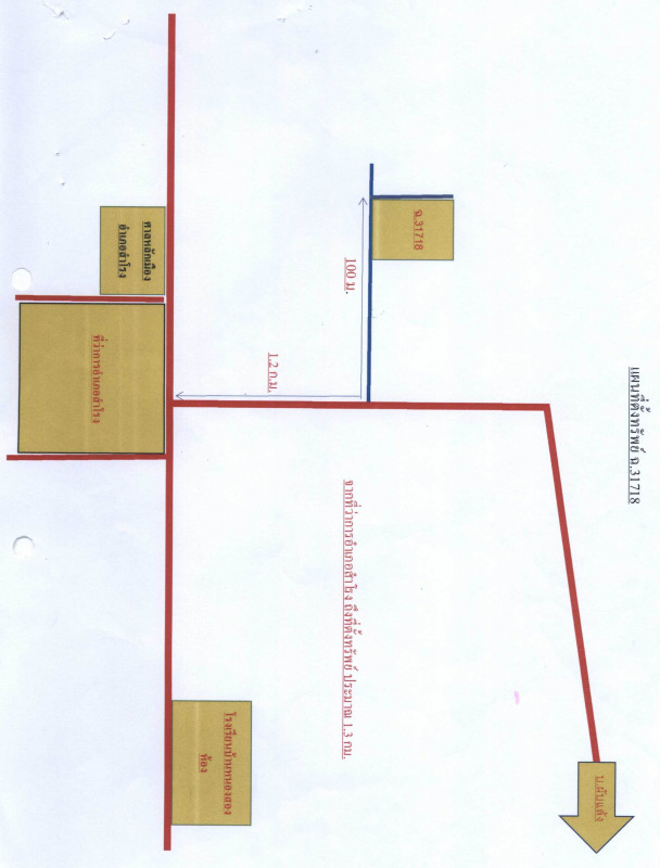 Residential land/lot Ubon Ratchathani Samrong Samrong 302400