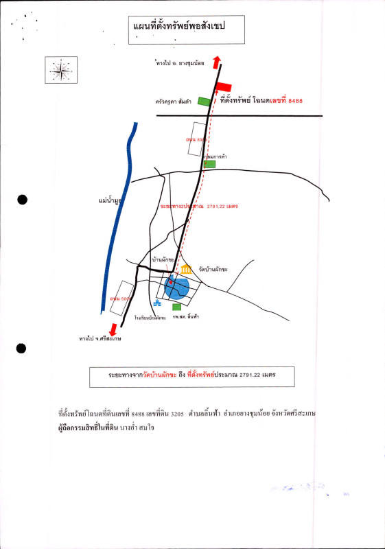 Single house Si Sa Ket Yang Chum Noi Lin Fa 1272426
