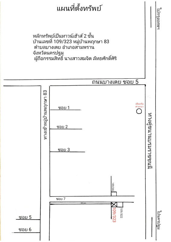 Townhouse Nakhon Pathom Sam Phran Bang Toei 1286550