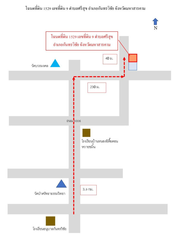 บ้านเดี่ยว มหาสารคาม กันทรวิชัย ศรีสุข 794000