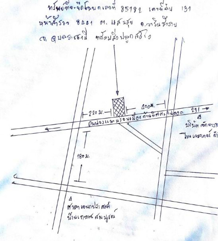 บ้านเดี่ยว อุบลราชธานี วารินชำราบ แสนสุข 5123490