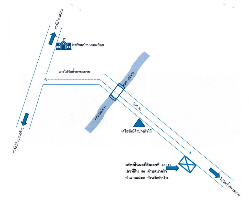 ที่ดินเปล่า ลำปาง แม่ทะ ป่าตัน 1393480